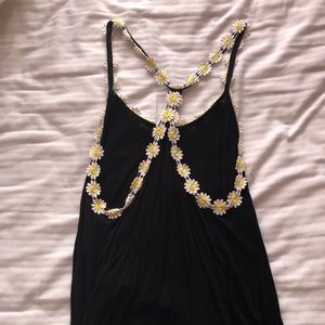 Cute sun flower black shirt🌼🌼🌼